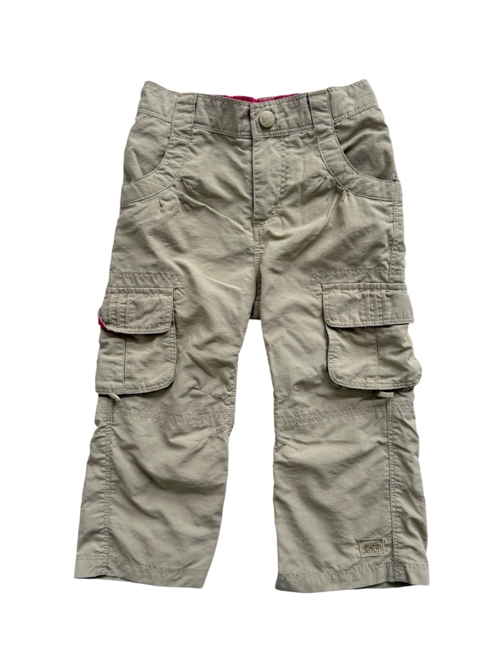 REI Nylon Tan Cargo Hiking Pants Size 2T